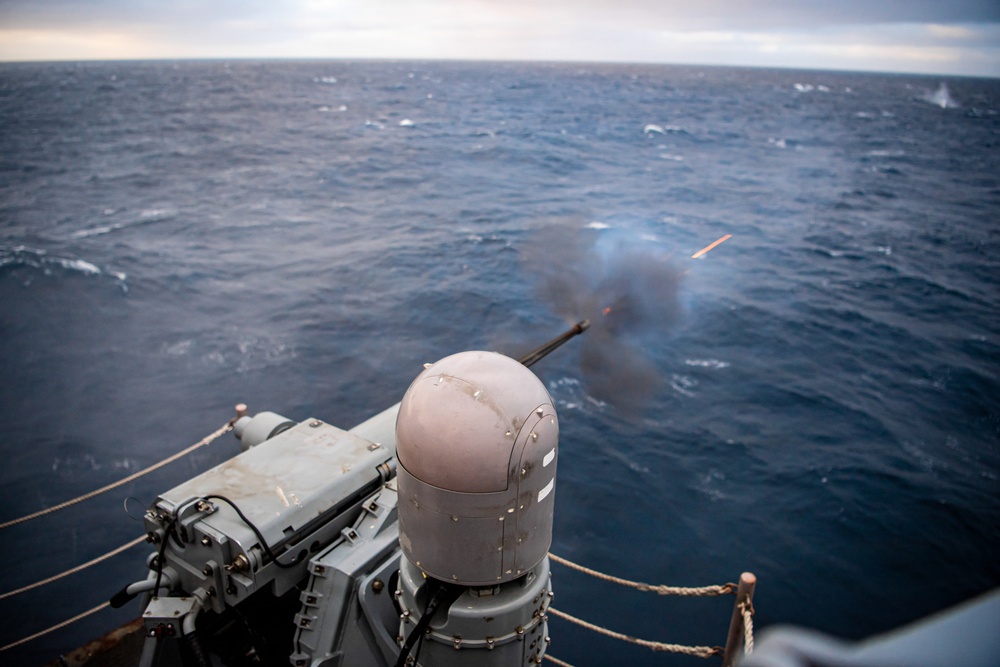 USS Nimitz Conducts Live-Fire Weapons Exercise