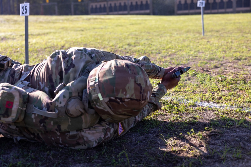OC/T Fires M17 Pistol from the Prone at All Army