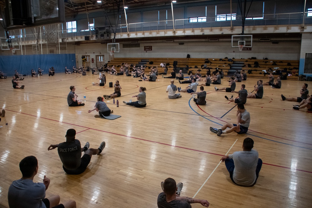 U.S. Space Forces - Korea train to maintain a fit, ready force