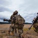 U.S. Soldiers execute team maneuvers during live fire training