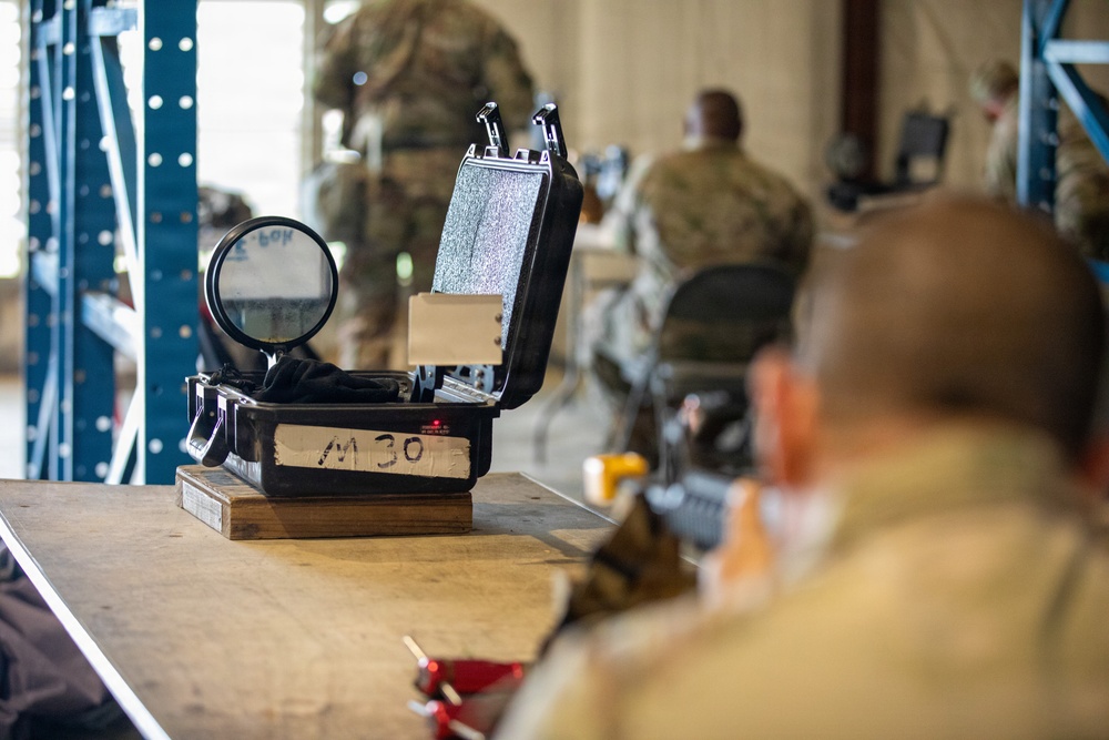 3-265 Air Defense Artillery Soldiers Receive Individual MILES Gear at JRTC