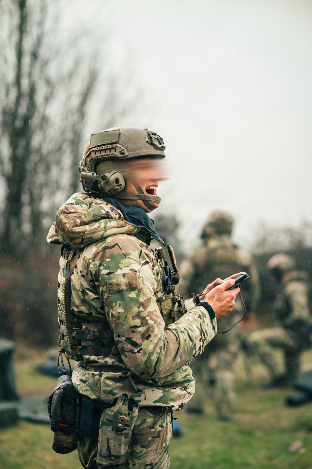 1SFG(A) Green Berets conduct live-fire mortar exercise