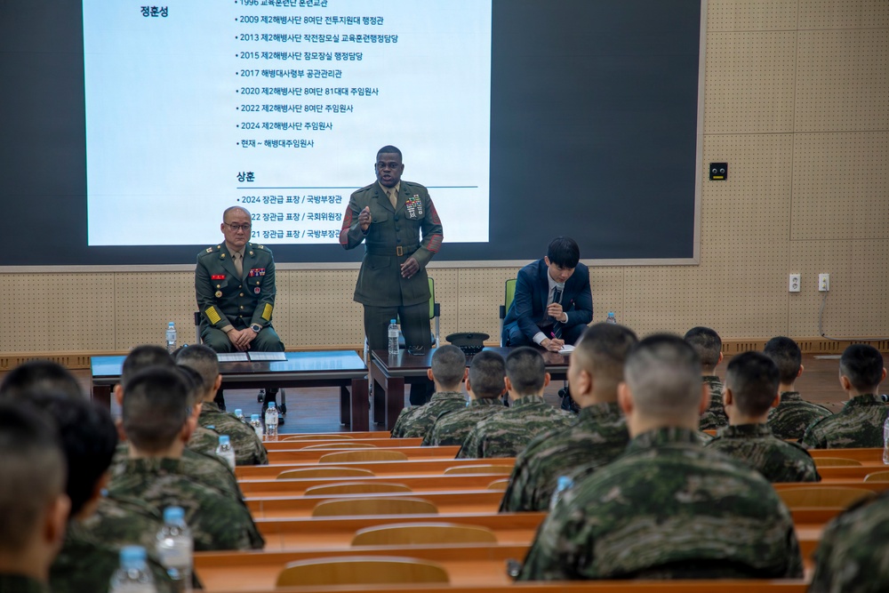 Marine Forces Korea attends ROK Marine Corps noncommissioned officer graduation