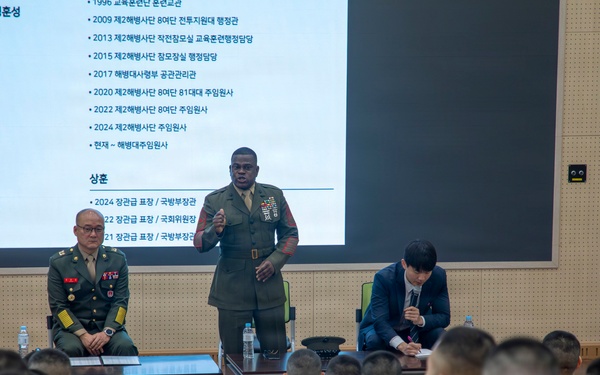 Marine Forces Korea attends ROK Marine Corps noncommissioned officer graduation
