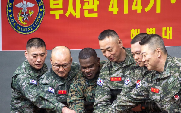 Marine Forces Korea attends ROK Marine Corps noncommissioned officer graduation