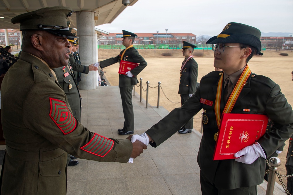 Marine Forces Korea attends ROK Marine Corps noncommissioned officer graduation
