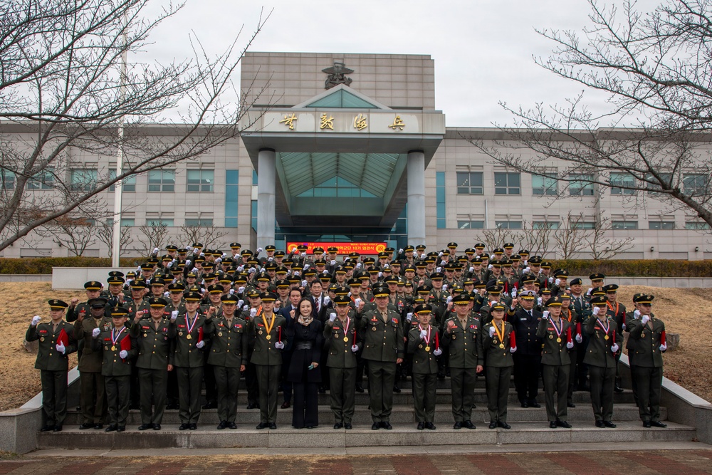 Marine Forces Korea attends ROK Marine Corps noncommissioned officer graduation