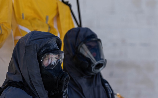 172nd Chemical Company Conducts CBRNE Practice