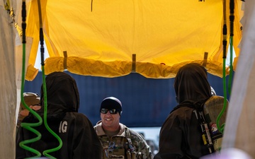 172nd Chemical Company Conducts CBRNE Practice