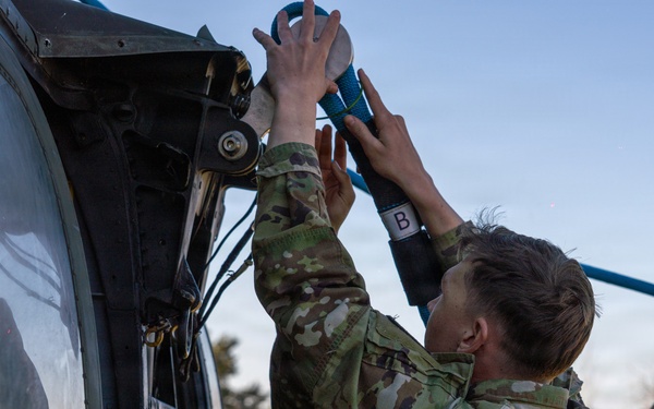 Soldiers with 1-214th GSAB sharpen combat skills during Lethal Cougar