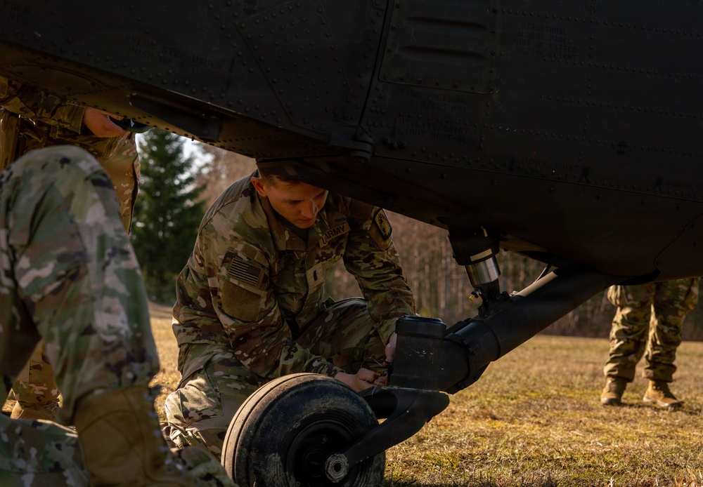 Soldiers with 1-214th GSAB sharpen combat skills during Lethal Cougar