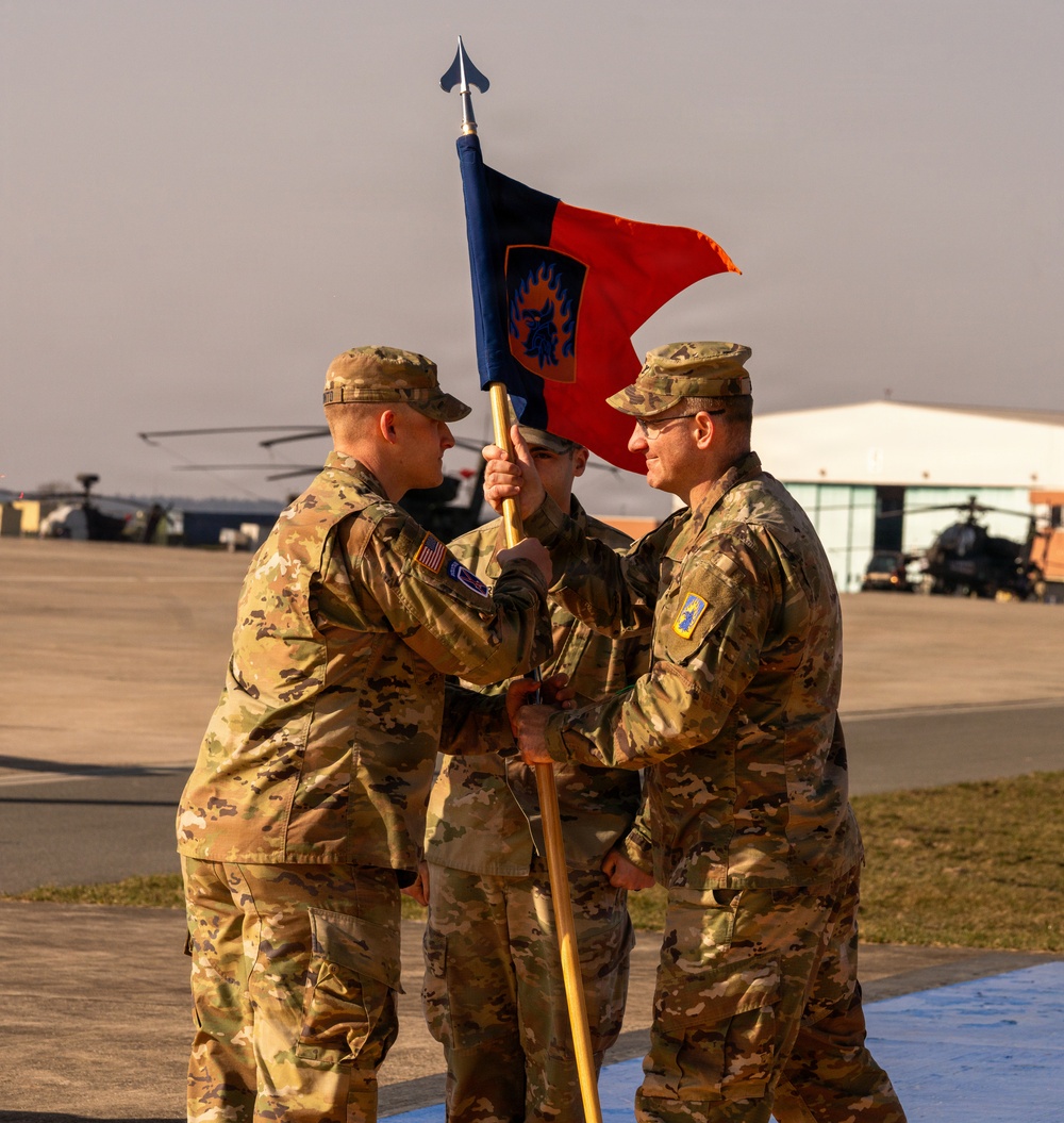 12th CAB Headquarters and Headquarters Company holds change of command ceremony
