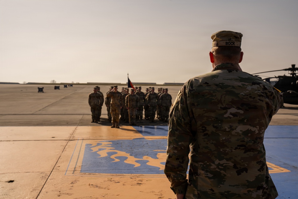 12th CAB Headquarters and Headquarters Company holds change of command ceremony