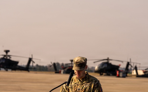12th CAB Headquarters and Headquarters Company holds change of command ceremony