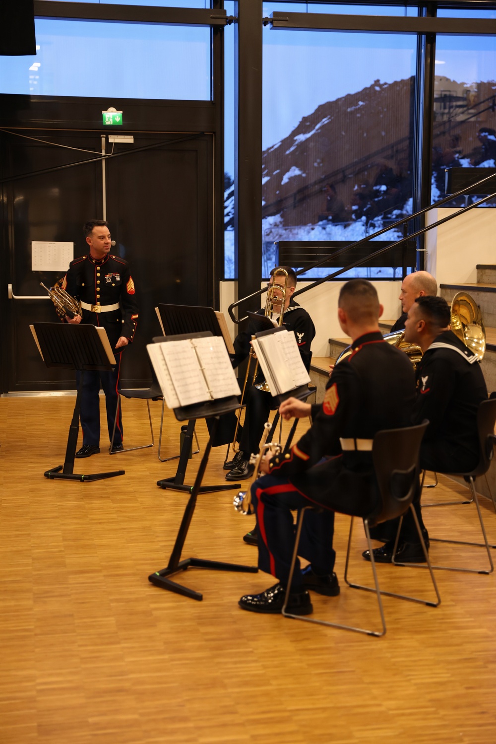 CORE26 | U.S. Naval Forces Europe and Africa Maritime Brass Quintet Community Event in Oslo, Norway