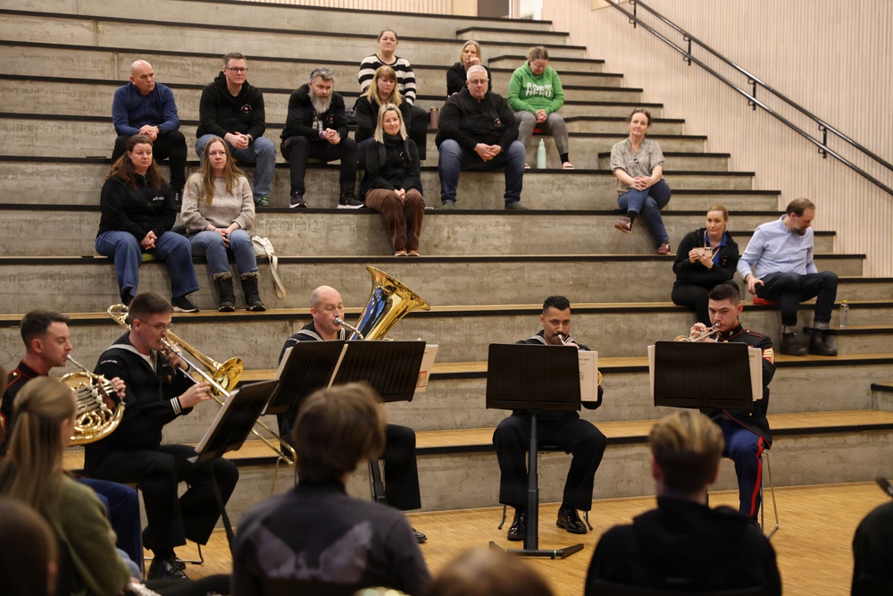 CORE26 | U.S. Naval Forces Europe and Africa Maritime Brass Quintet Community Event in Oslo, Norway