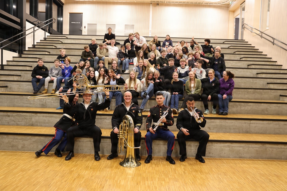CORE26 | U.S. Naval Forces Europe and Africa Maritime Brass Quintet Community Event in Oslo, Norway