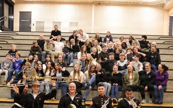 CORE26 | U.S. Naval Forces Europe and Africa Maritime Brass Quintet Community Event in Oslo, Norway