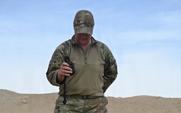 U.S Air Force Military Working Dog Supports Deployed Operations