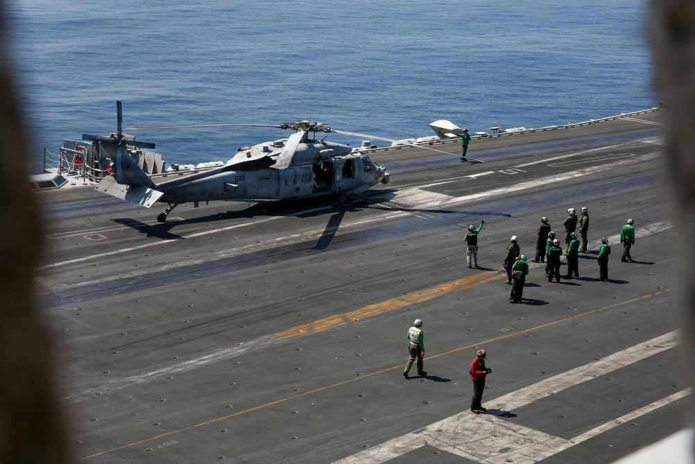 USS Abraham Lincoln (CVN 72) supports Operation Epic Fury