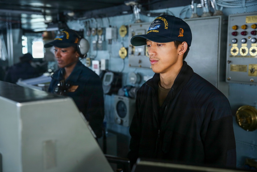 USS Abraham Lincoln (CVN 72) supports Operation Epic Fury