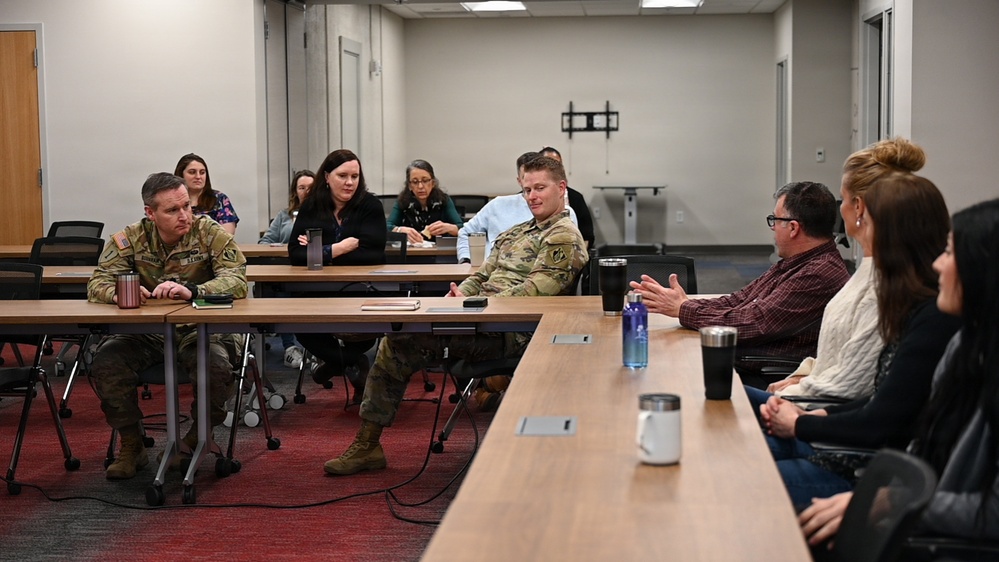 Lt. Col. Burnham Hosts Coffee with the Commander