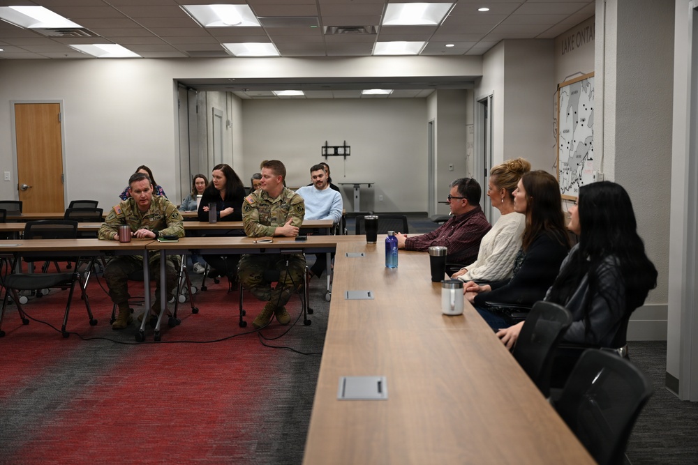 Lt. Col. Burnham Hosts Coffee with the Commander