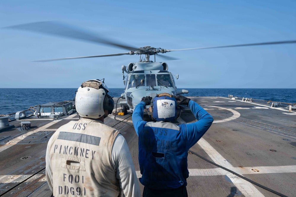 USS Pinckney (DDG 91) supports Operation Epic Fury