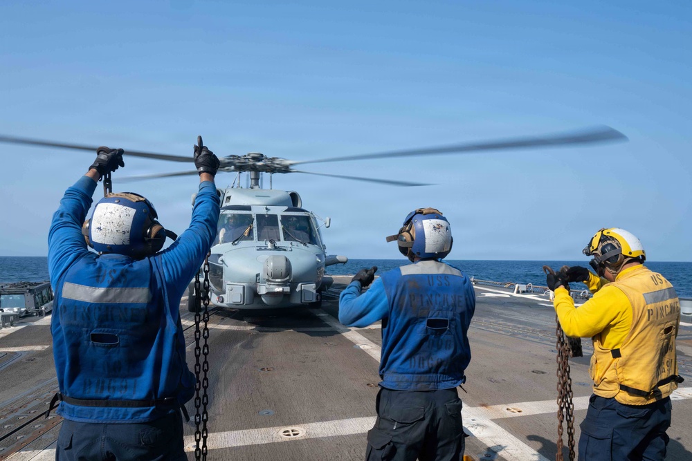 USS Pinckney (DDG 91) supports Operation Epic Fury