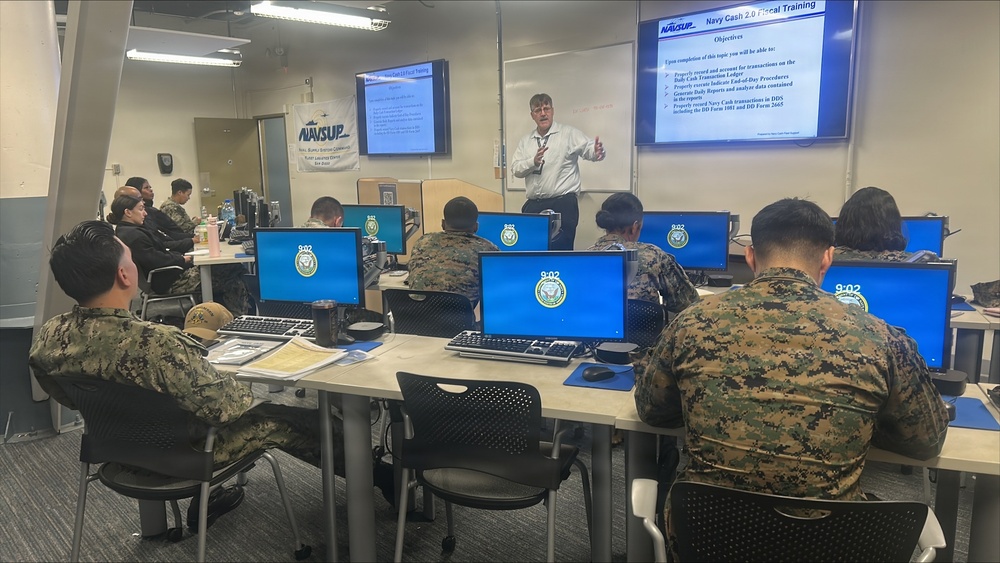 The FLCSD Navy Cash Team is Money to Start the New Year