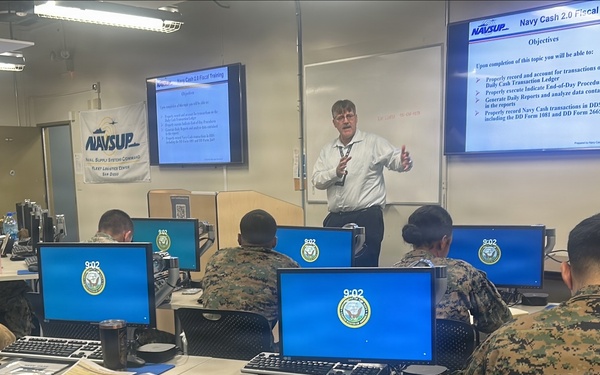 The FLCSD Navy Cash Team is Money to Start the New Year