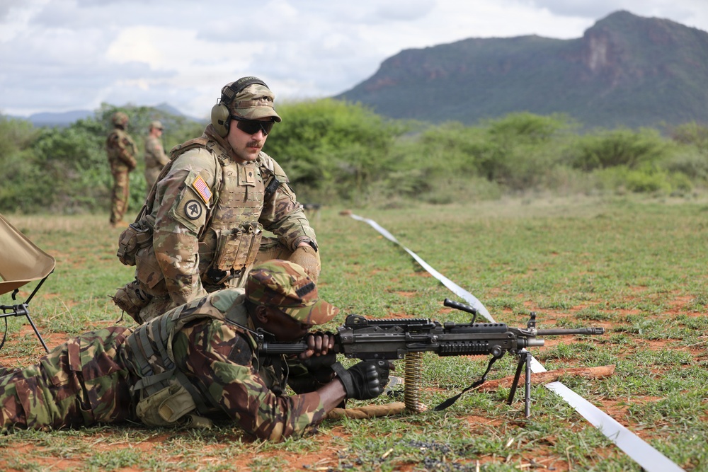 US infantry, Kenya Defense Forces rangers conclude bilateral live-fire training during Justified Accord 2026
