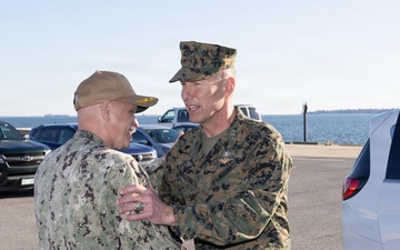 USNA Superintendent tours Naval Academy waterfront