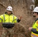 USACE Omaha District Rapid Response Technical Center of Expertise team assesses remediation areas at Potomac Interceptor collapse site