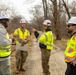 USACE Omaha District Rapid Response Technical Center of Expertise team assesses remediation areas at Potomac Interceptor collapse site