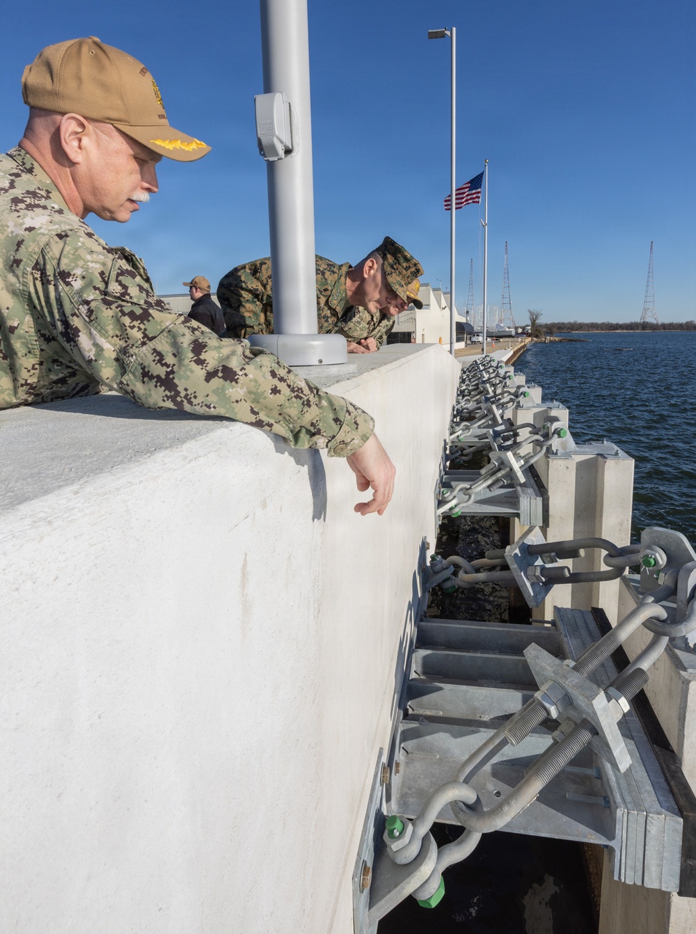 USNA Superintendent tours Naval Academy waterfront