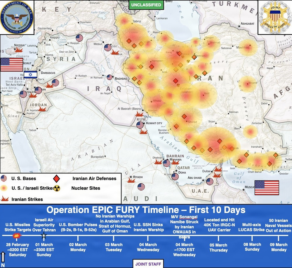 Operation Epic Fury First 10 Days
