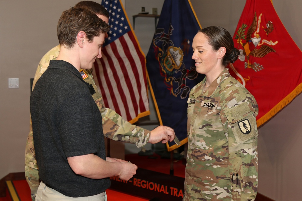 Capt. Casey Sullivan promoted during ceremony