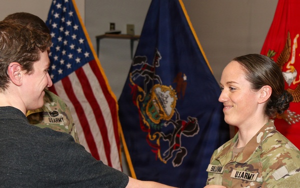 Capt. Casey Sullivan promoted during ceremony