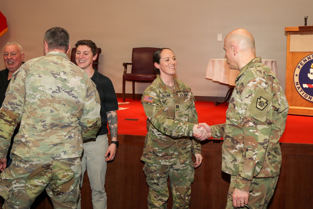 Capt. Casey Sullivan promoted during ceremony