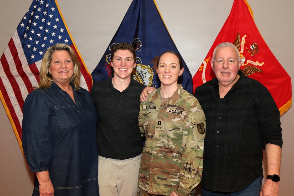 Capt. Casey Sullivan promoted during ceremony
