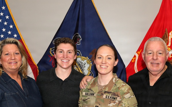 Capt. Casey Sullivan promoted during ceremony