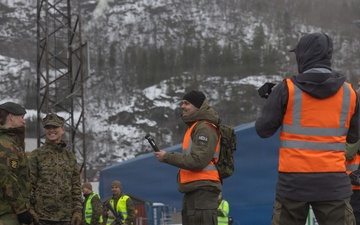 CORE26 | Norwegian. U.S. Forces Stage Equipment at Port for Arctic Exercise