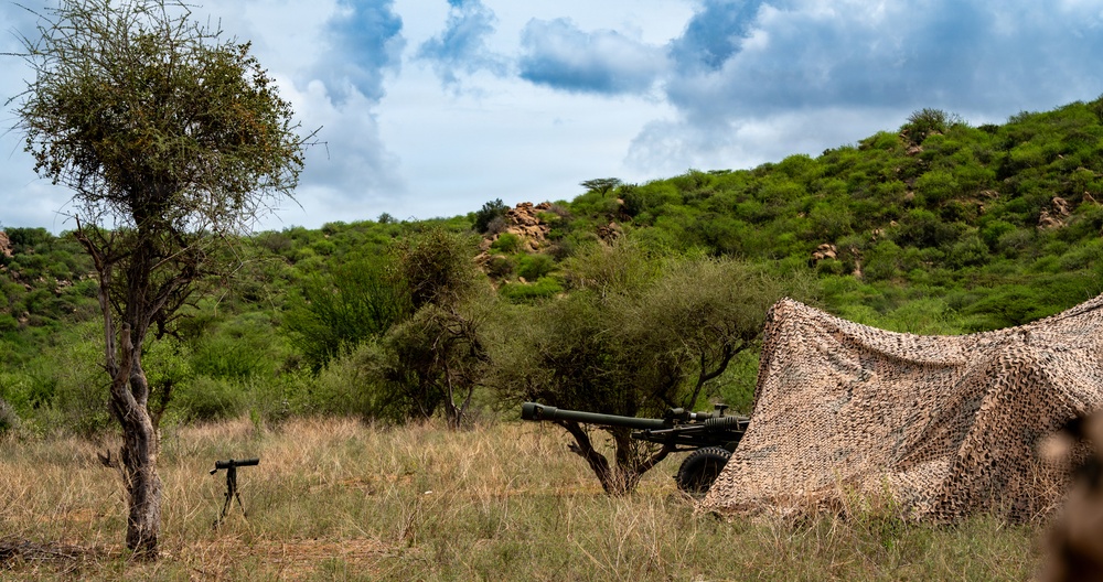 US, Kenya field artillery conduct Table VI live-fire certification