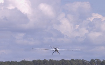 VMUT-2's MQ-9A makes inaugural landing at Marine Corps Air Station New River