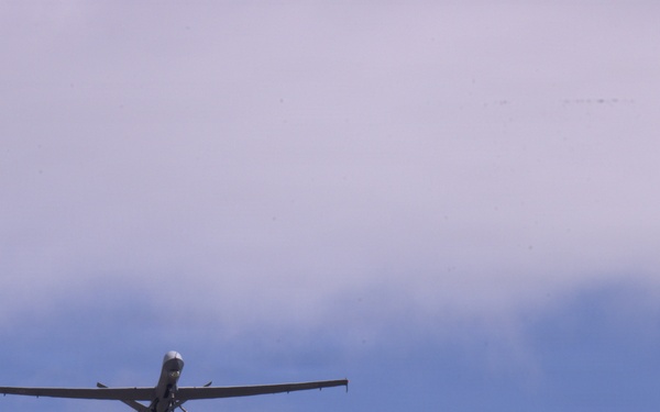 VMUT-2's MQ-9A makes inaugural landing at Marine Corps Air Station New River