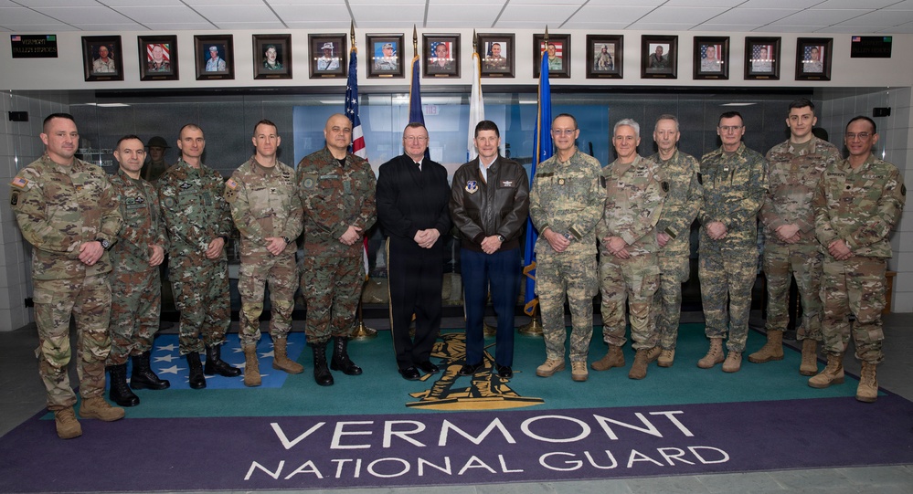 Vermont State Partnership Program Facilitates Generals' Meeting