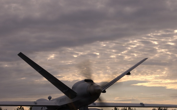 VMUT-2's MQ-9A makes inaugural landing at Marine Corps Air Station New River