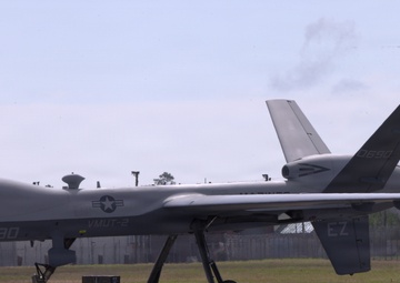 VMUT-2's MQ-9A makes inaugural landing at Marine Corps Air Station New River