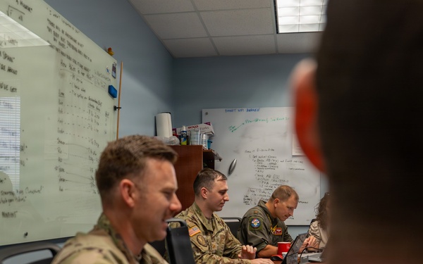 Air Command and Staff College students conduct scenario-based training